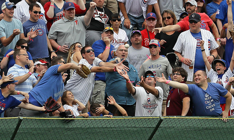 Phillies Fan Catches Foul Ball with One Hand- While Holding a Baby in the Other
