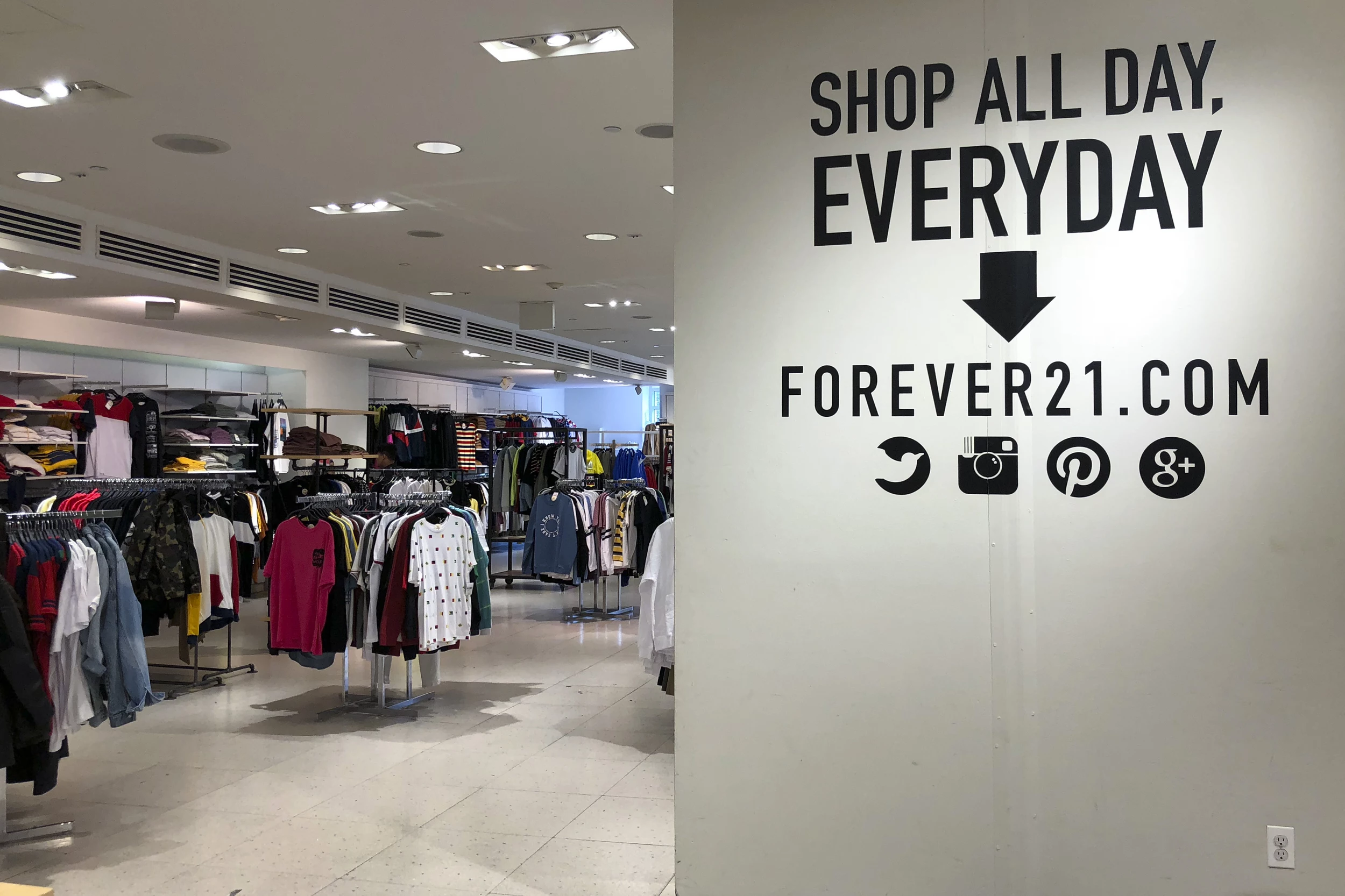 UPDATE: Here's a map of the Forever 21 stores that could close by