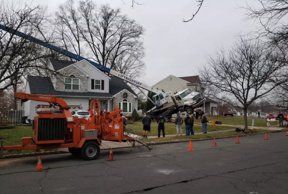 BREAKING: Crane Falls Into Hamilton Township Home