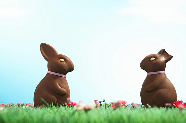 Robbinsville Giving Out Chocolate Easter Bunnies to Residents