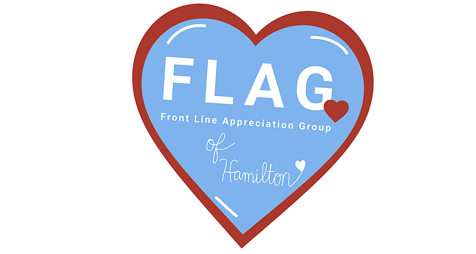 Flag of Hamilton Takes Care of Our Frontline Workers