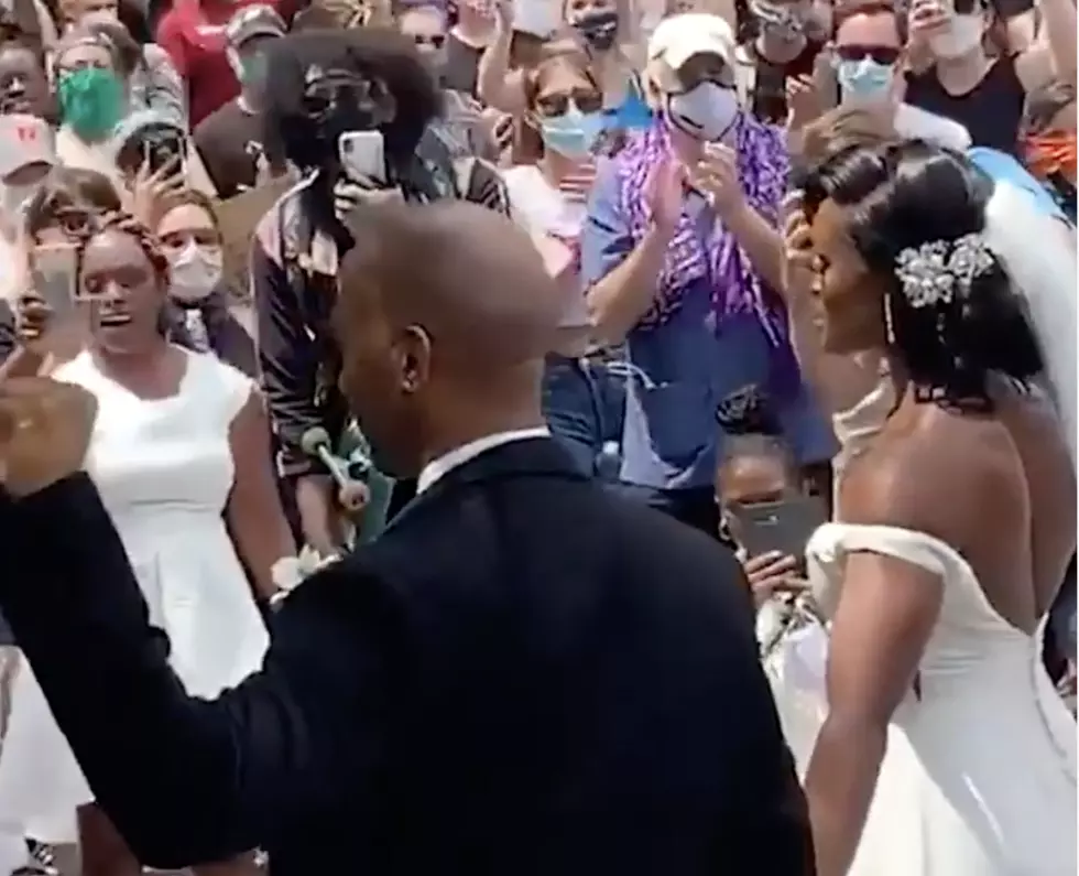 A Couple from Philadelphia got Married in the Middle of a Protest