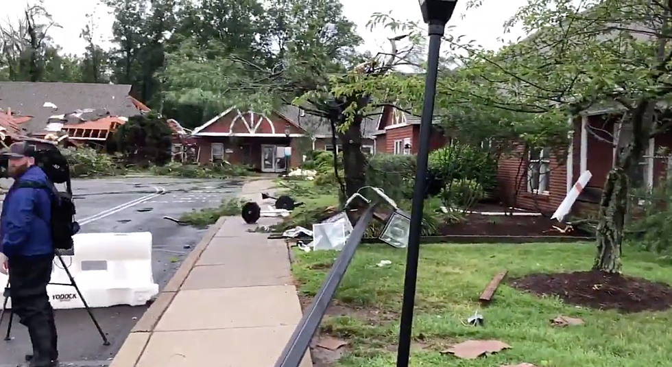 LOOK: Roof Ripped Off Daycare, Cars Toppled at Doylestown Hospital