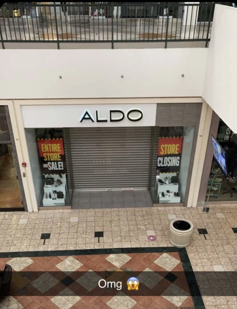 Aldo at Oxford Valley Mall Is Going Out 