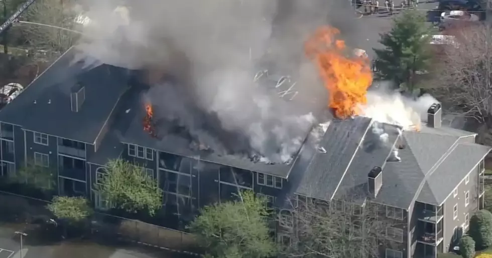 BREAKING: Major fire burning at West Windsor apartment complex