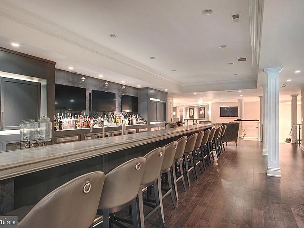 This Newtown House Has a Full-Service Bar & Bowling Alley