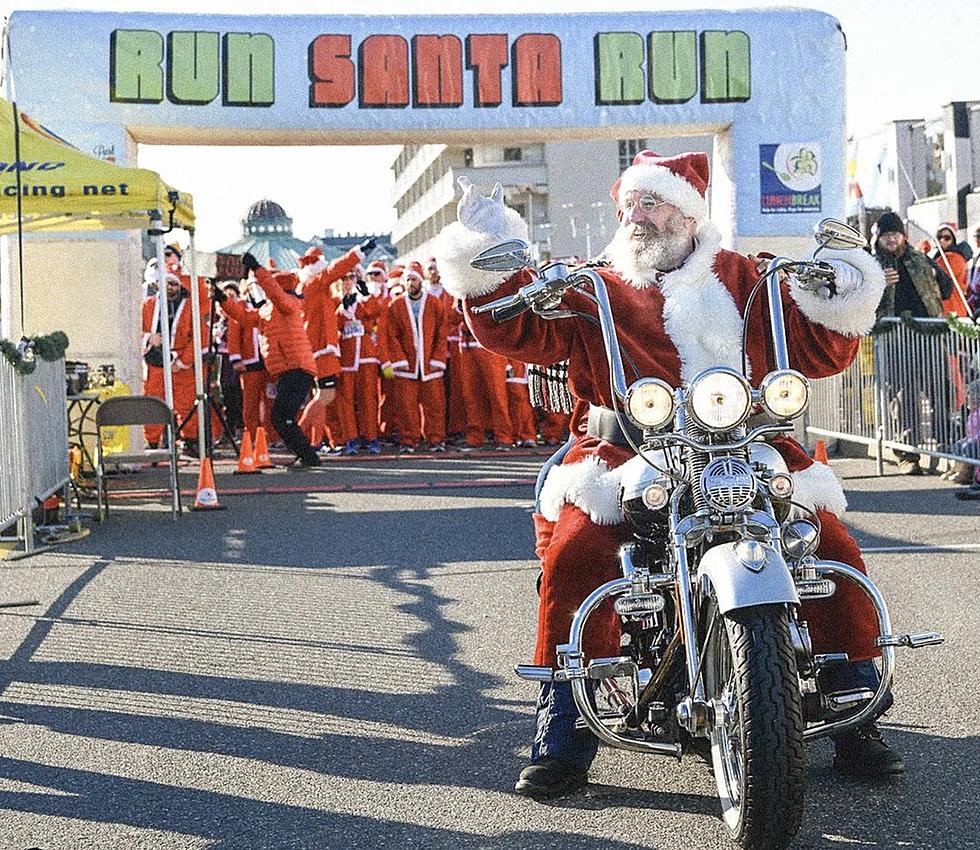 Hundreds of Santas Are Ready To Run at Asbury Park Santa Run