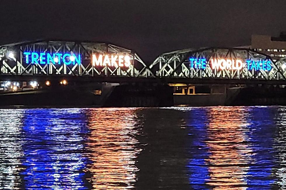 The ‘Trenton Makes’ Bridge Lights Up in Support of Ukraine