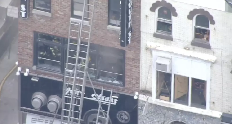 Firefighters Battle Large Fire at Jim&#8217;s Steaks in Queens Village Philadelphia, PA