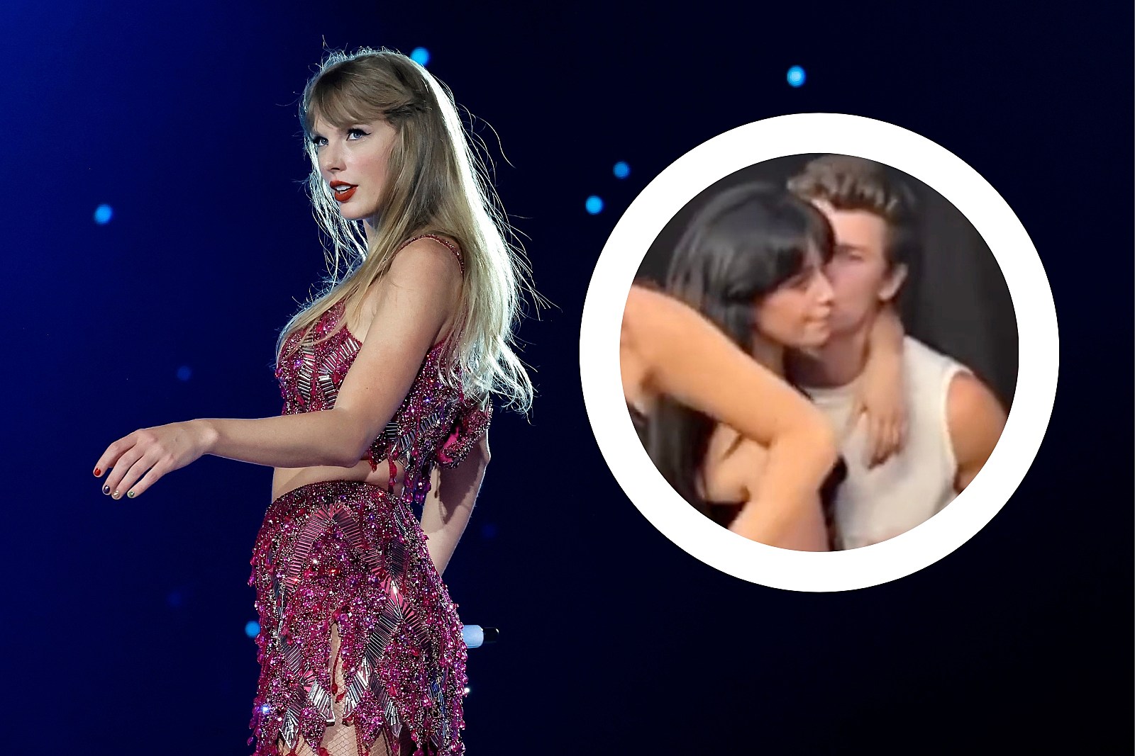 Shawn Mendes and Camila Cabello Share a Kiss at Taylor Swift's