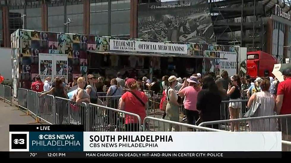 Thousands Line Up Outside of the Linc for Taylor Swift Eras Tour Merch Overnight