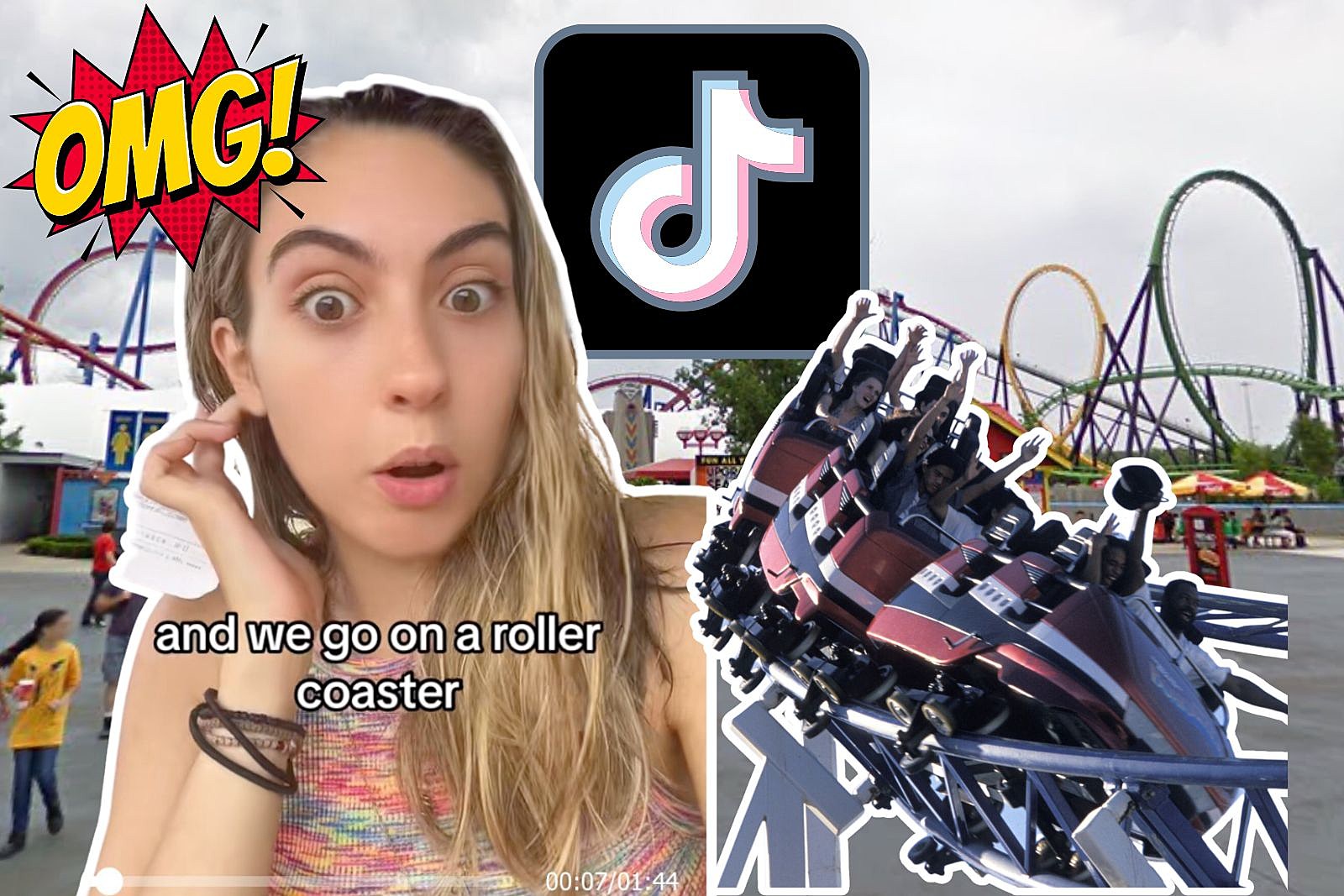 TikToker Claims Dangerous Roller Coaster Experience at Six Flags