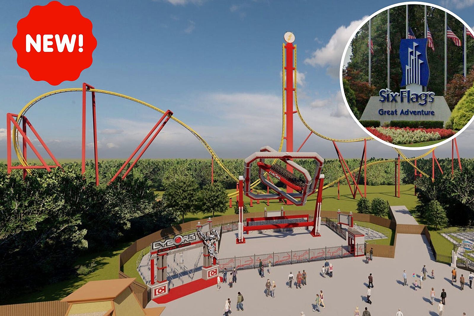 Nitro's RETHEME in 2023 at Six Flags Great Adventure? 