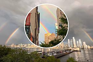 Stunning Images Show Double Rainbow Over Manhattan on September...