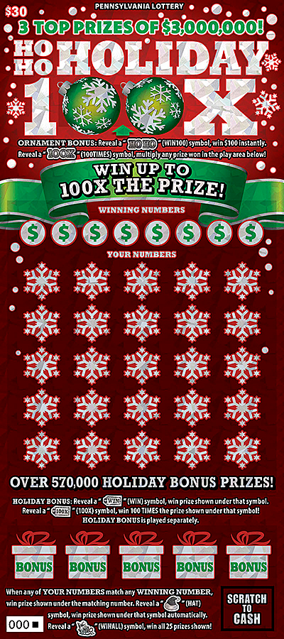 Pennsylvania Lottery player wins $5 million
