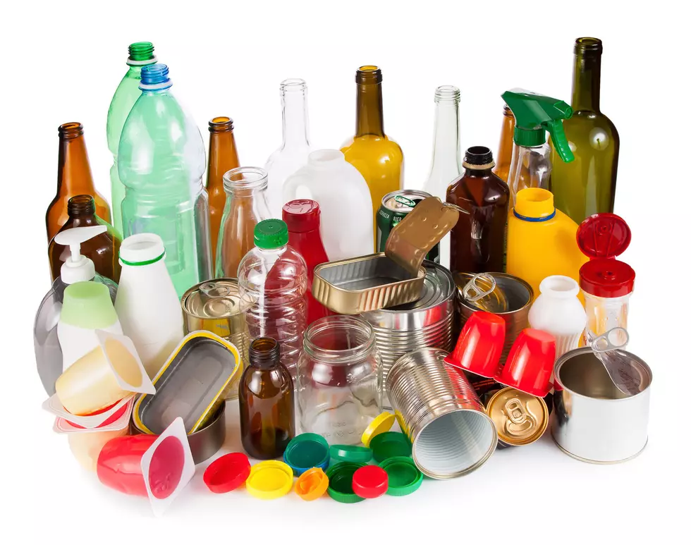 Reusable wastes. Segregated metal, plastic and glass