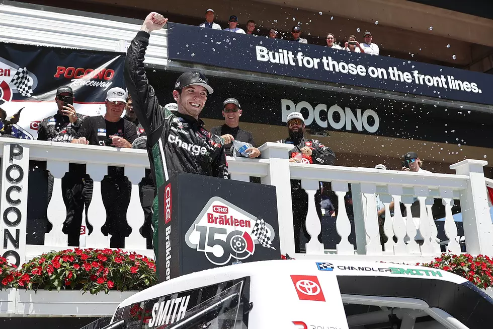 Chandler Smith takes Pocono truck race; Playoff field set