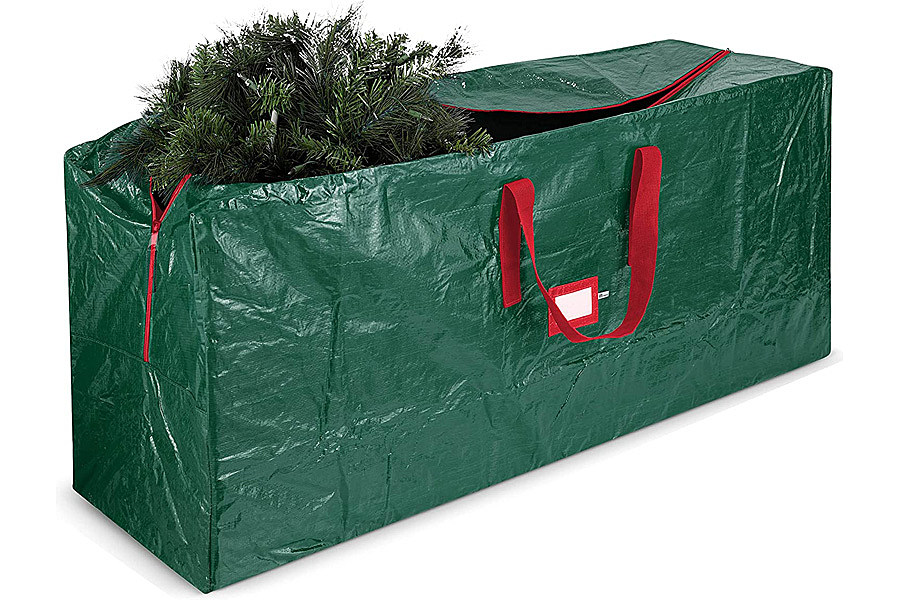 Moisture And Insect Resistance With Durable Reinforced Handles And Double Zips-Waterproof Material For Dust Green Feng Christmas Decorations Strong Durable Storage Bag 