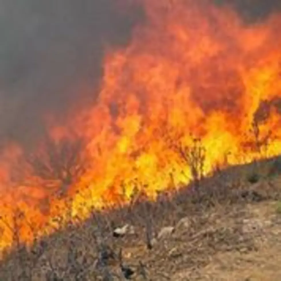 Fire Burns Near Malta