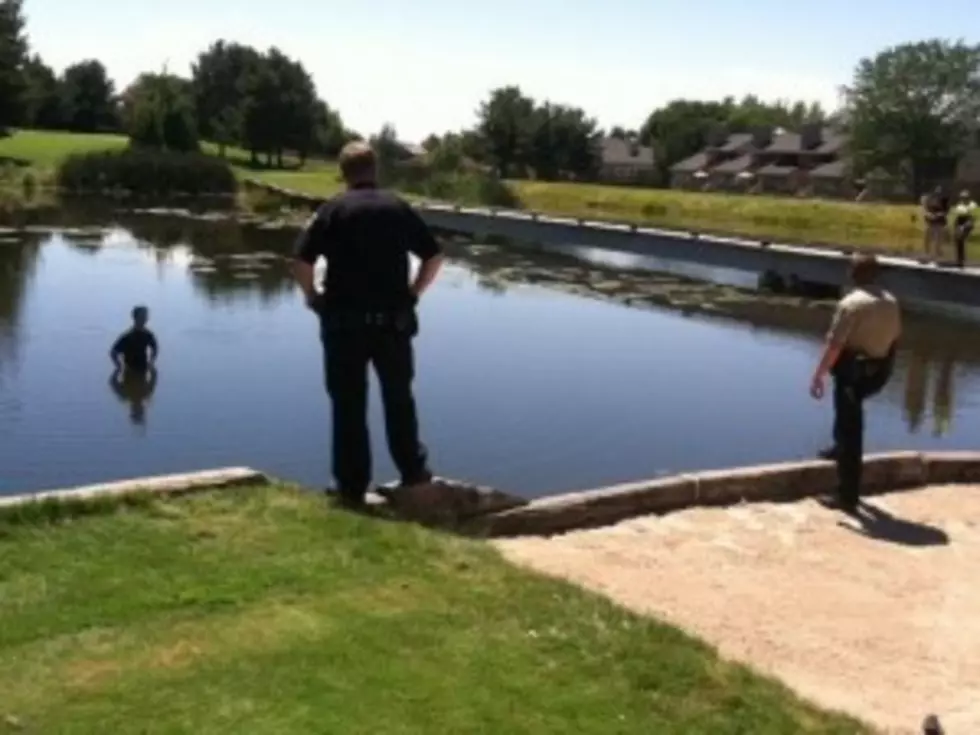 Idaho Man Hides in Pond to Escape Police