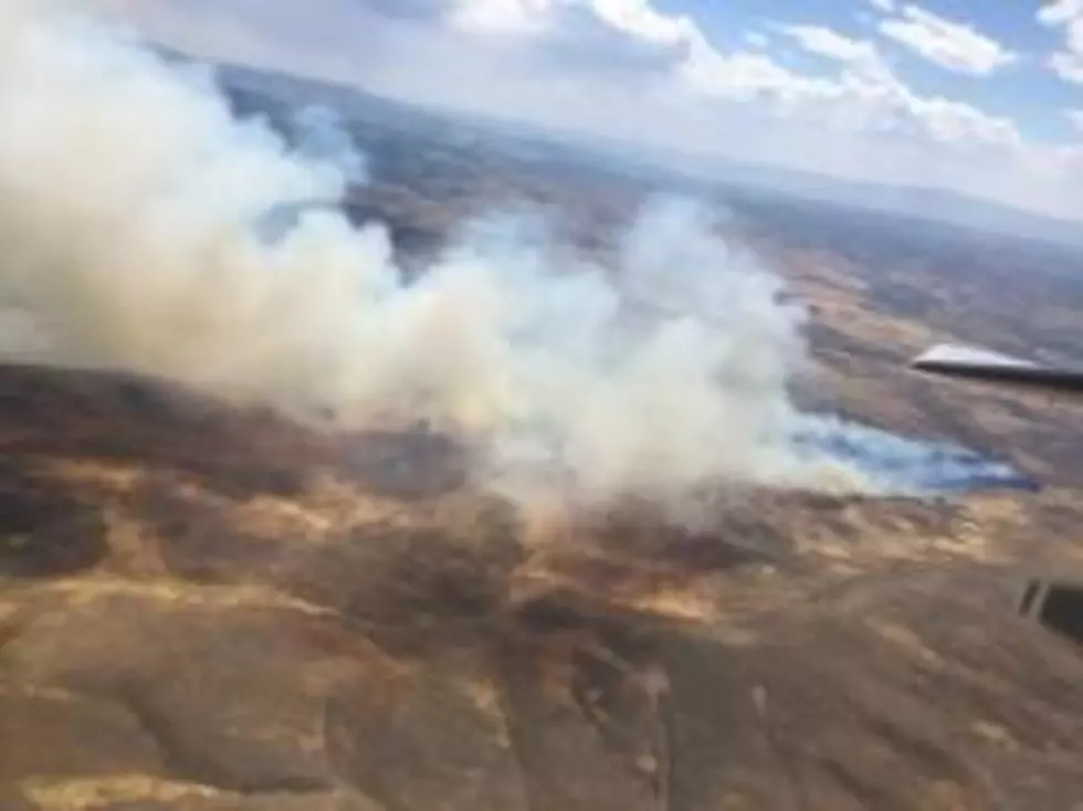 Fire Threatens Ranches on Idaho Oregon State Line