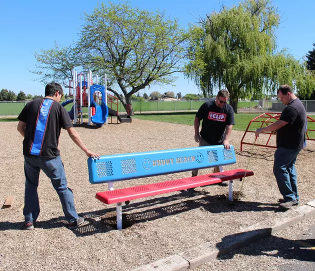 New School Benches Aim to Foster Friendship on the Playground