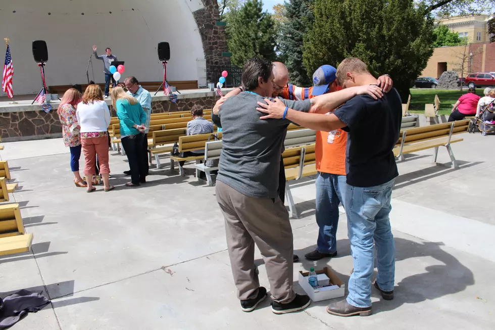 Community Members Gather for Prayer at City Park