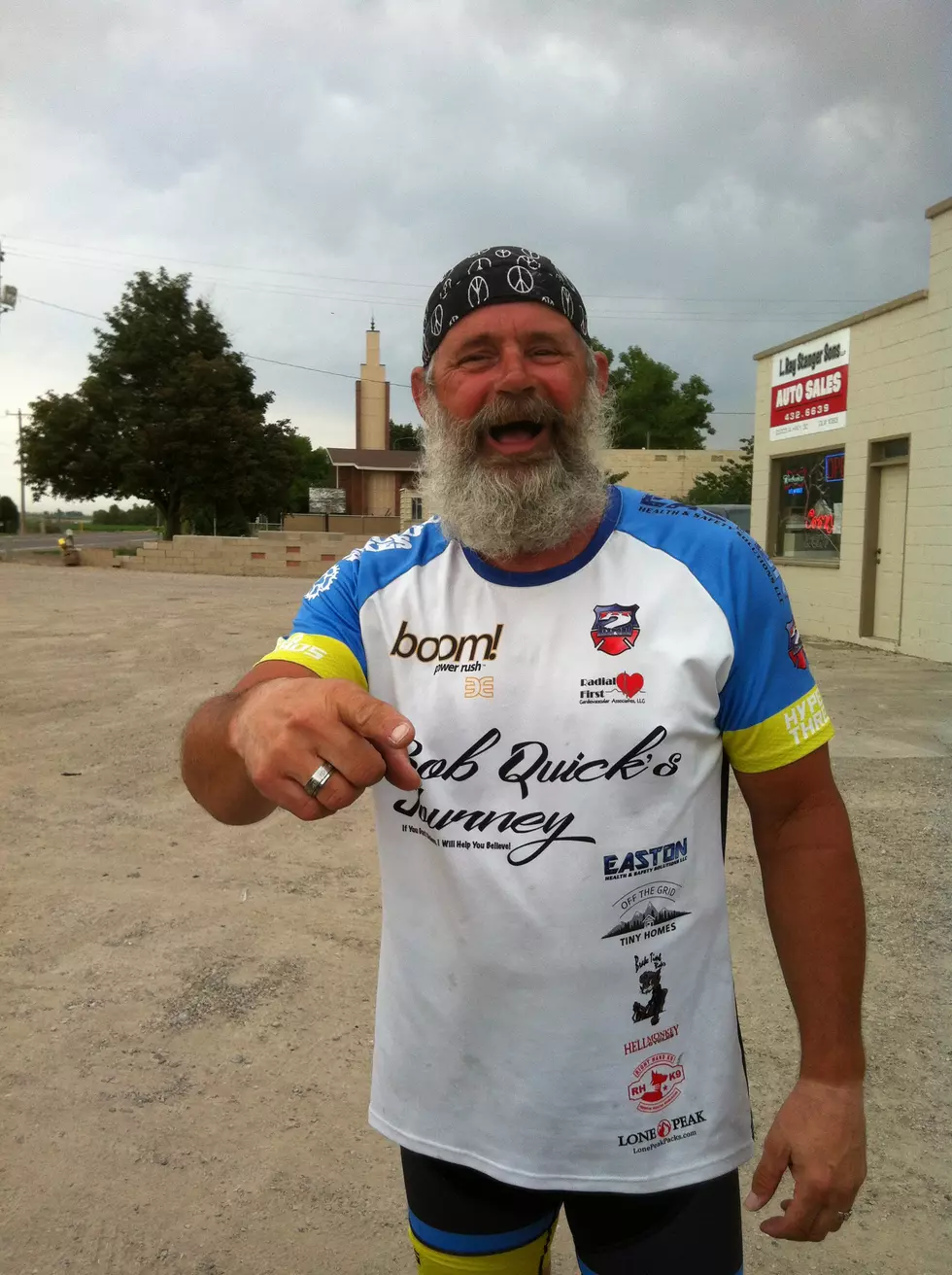 Man Peddling Across America for Autistic Children Stops in the Magic Valley