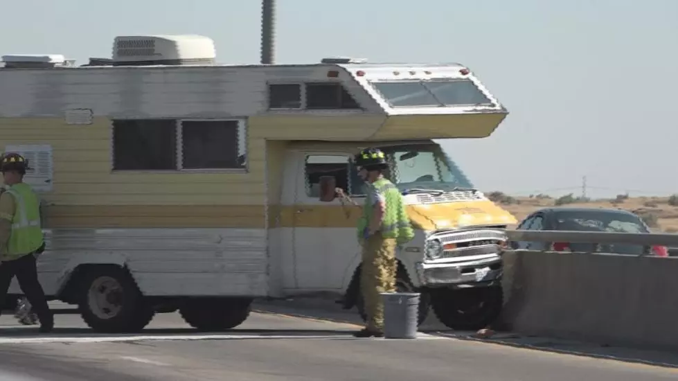 RV Crash Blocks Traffic on Perrine Bridge