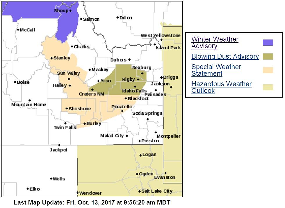 Traveling to East Idaho This Afternoon? Watch for Blowing Dust