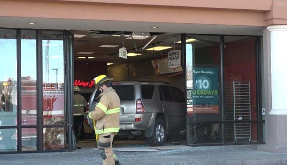Vehicle Runs Into Papa Murphy’s Pizza, Forces it to Close