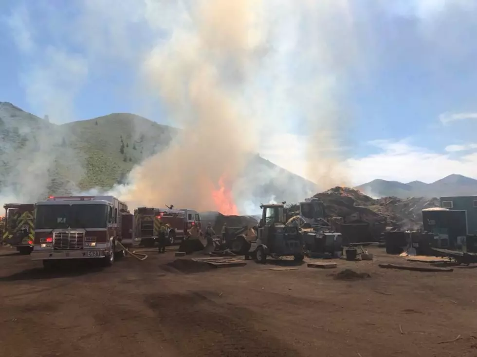 UPDATE: Progress Made on Mulch Fire Near Hailey