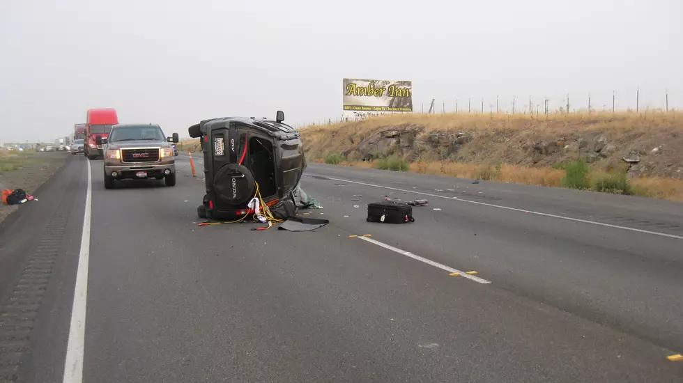 Two Injured in Crash after Driver Swerves to Avoid Cones on I-84