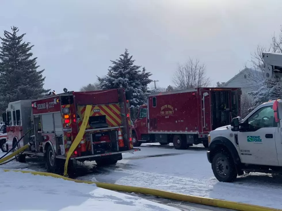 Crews Respond to Morning House Fire in Jerome