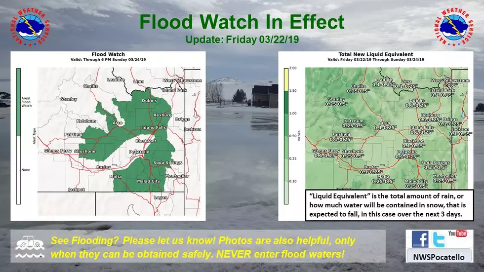 Flood Watch Issued for Parts of the Magic Valley