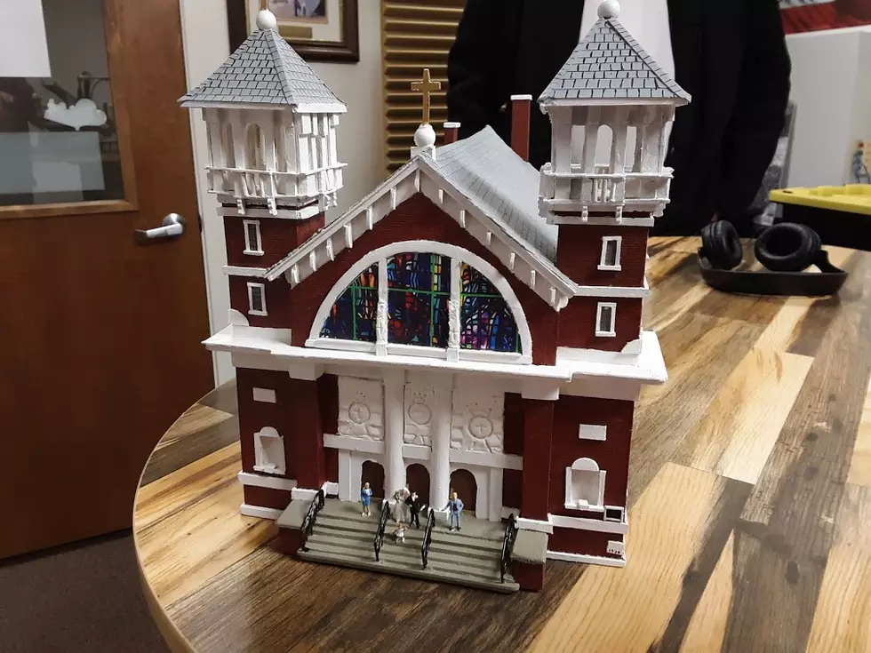 Man Builds Model of Twin Falls St. Edward Church