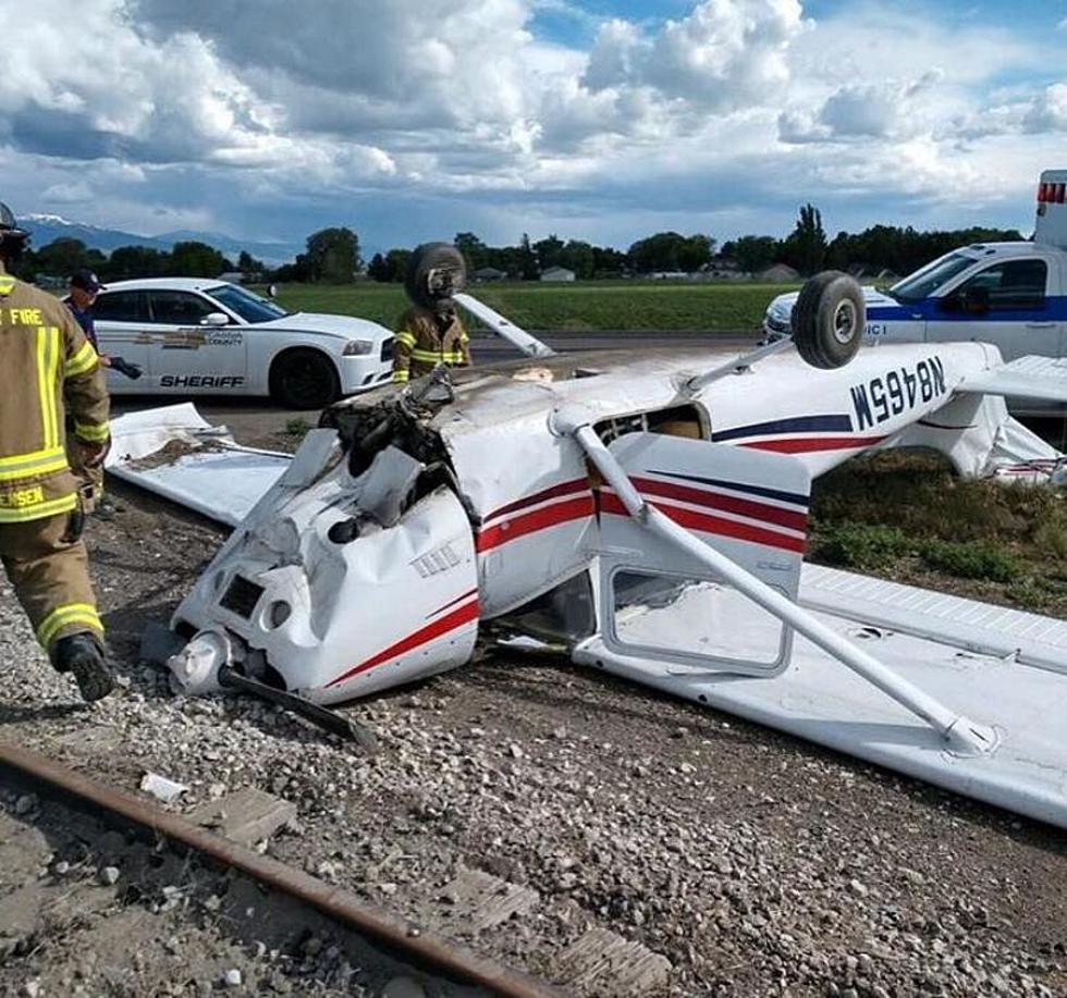 Pilot Walks Away from Burley Plane Crash