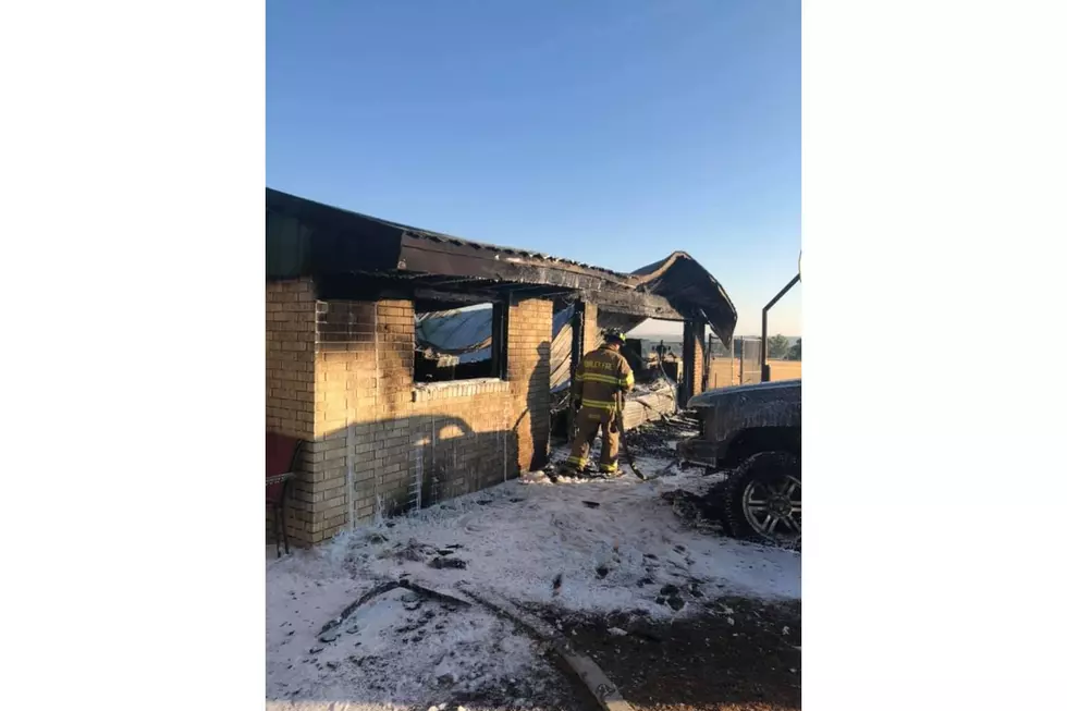 Garage Destroyed by Weekend Fire Near Burley