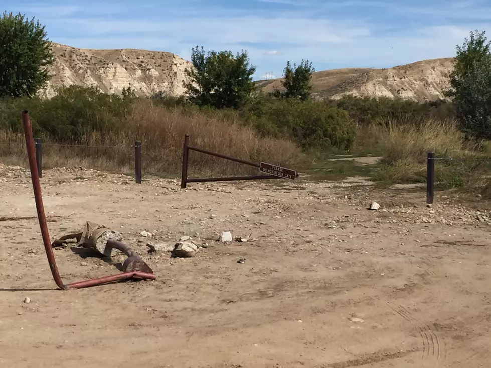 Fish and Game Gate Damaged During the Weekend in West Idaho