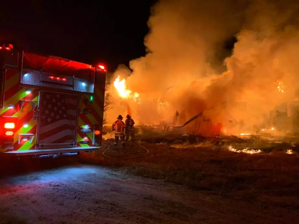 Fire Consumes Home Near Burley