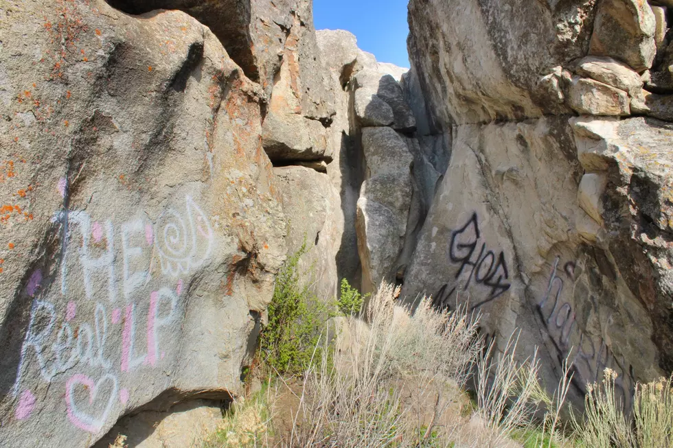 Vandals Deface Historic Site Near Almo