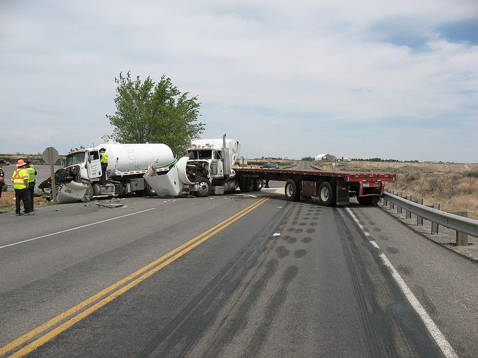 UPDATE: One Sent to Hospital after Two Trucks Collide