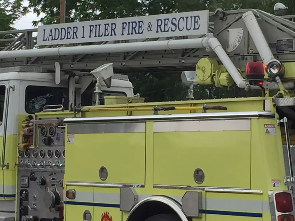 Fire Damages Home Near Filer Sunday