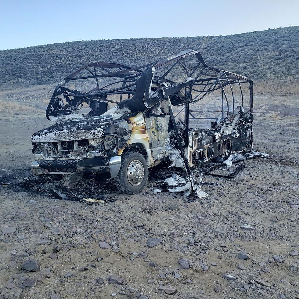 Fire Destroys RV at Salmon Falls Dam Reservoir