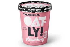 Oatly Strawberry Ice Cream
