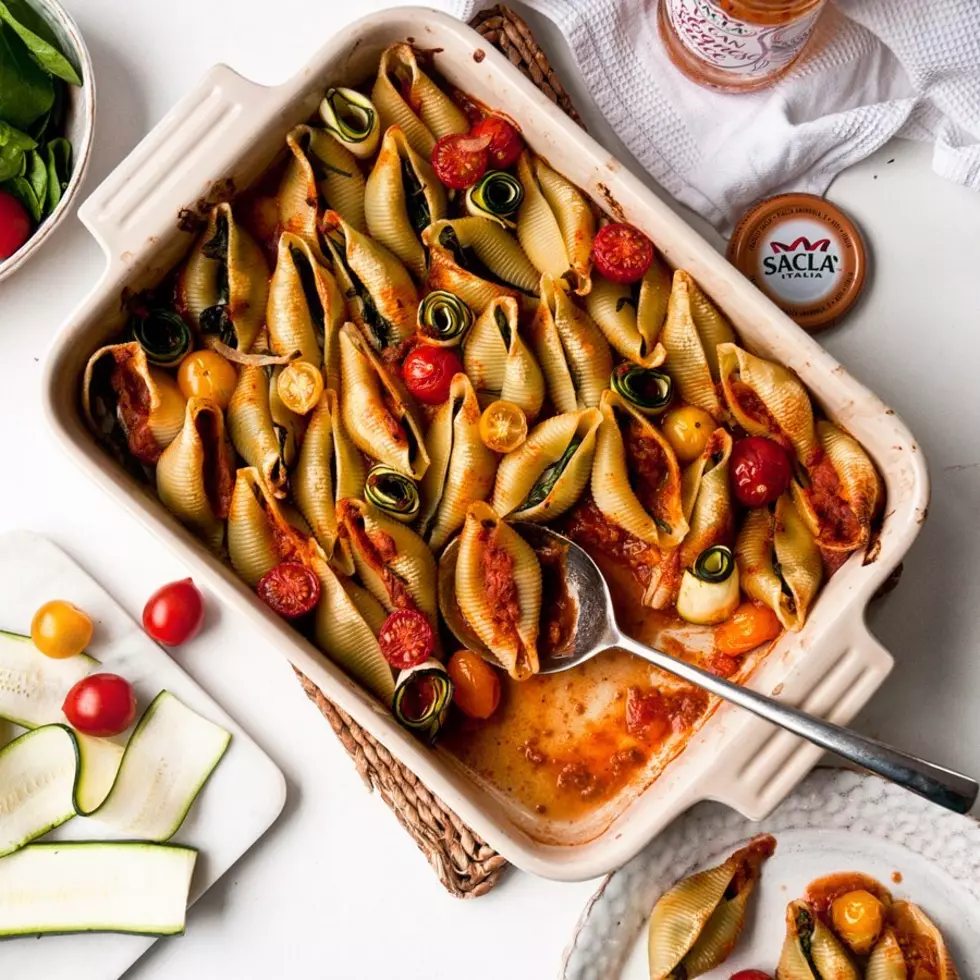Try These Stuffed Shells With Vegan Bolognese Sauce