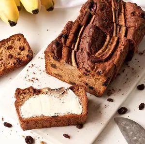 Banana Bread with a Savory Topping