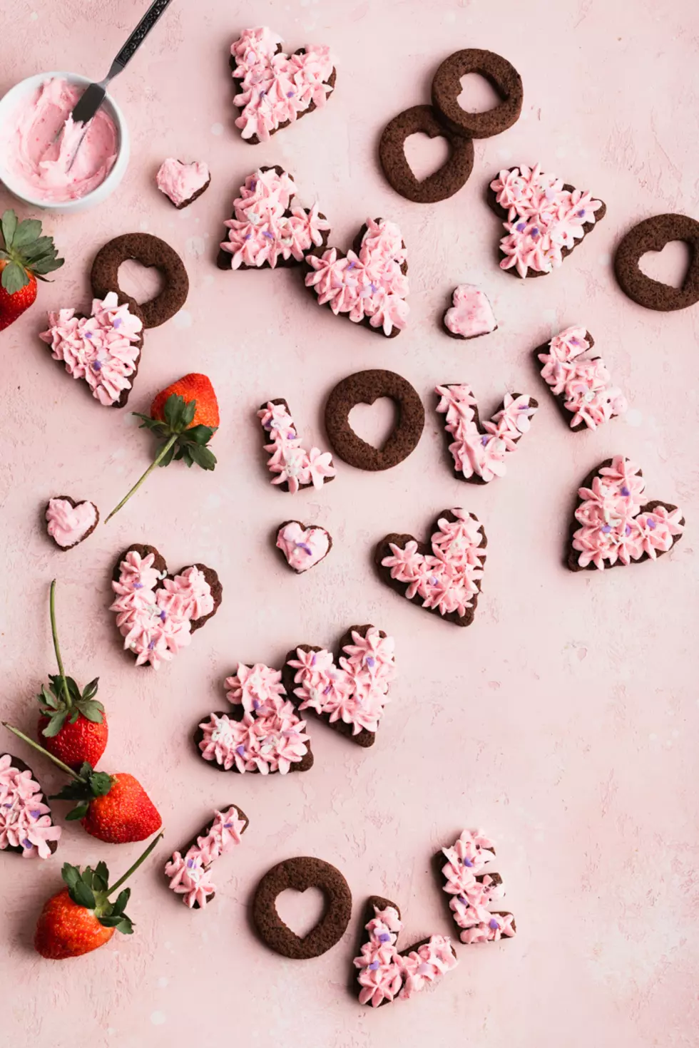 Thinking of Valentine’s Day Gift Ideas? Decorate These Vegan Chocolate Sugar Cookies