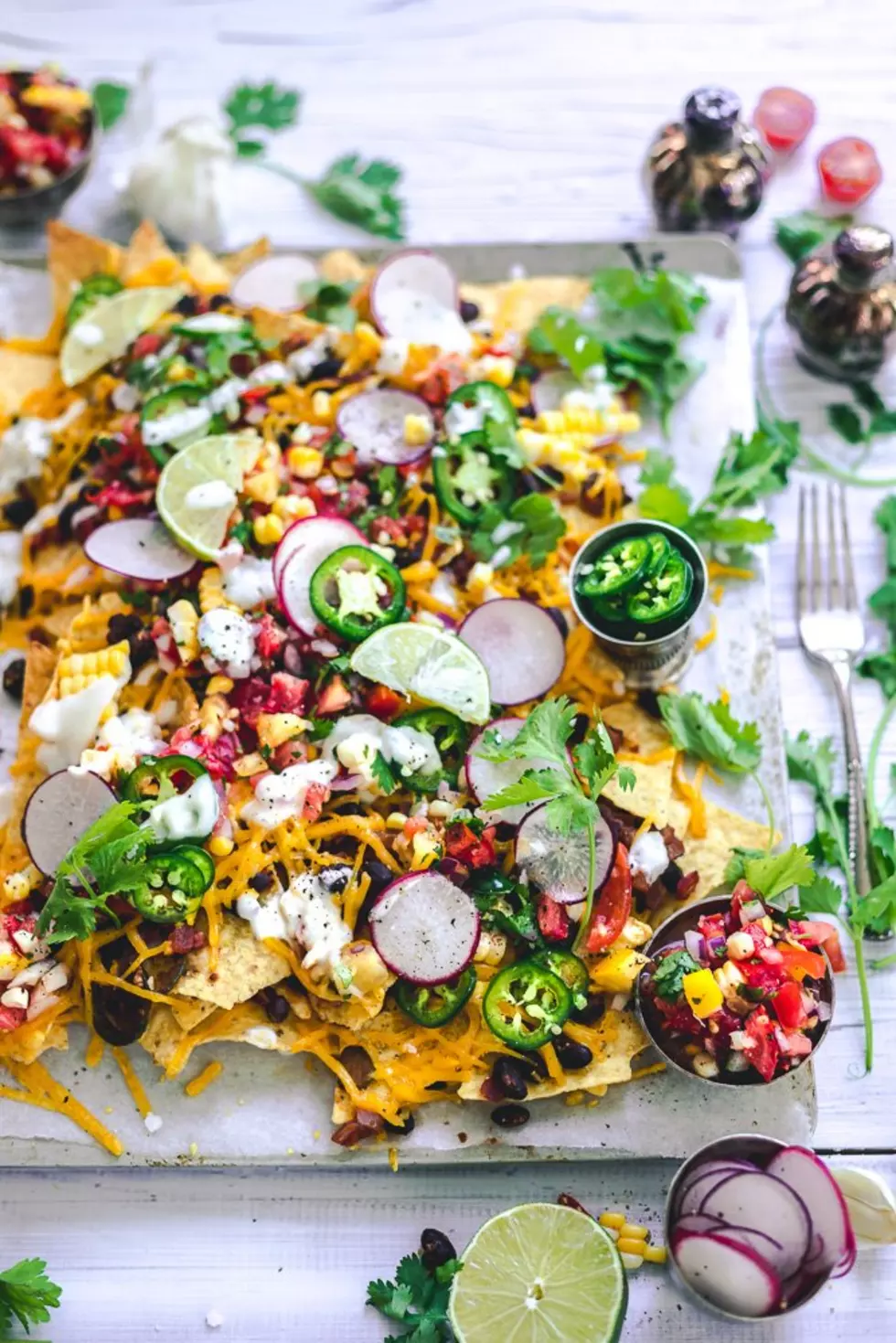 Fully-Loaded Black Bean Nachos With Homemade Salsa