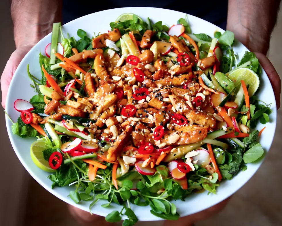 Make This Bang Bang Asian Salad With Crispy Tofu and Crunchy Peanuts